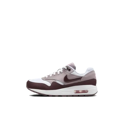 Nike Air Max 1 Детская повседневная обувь Низкий топ Белый/фиолетовый Kids