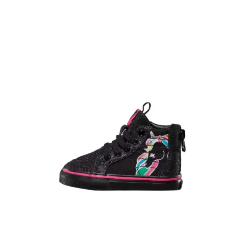 Vans SK8 HI Высокие кеды Обувь для малышей Черный Infant Wa Toddler