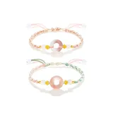 Double Dance Градиентный Пара Браслет [Розовый+Зеленый]