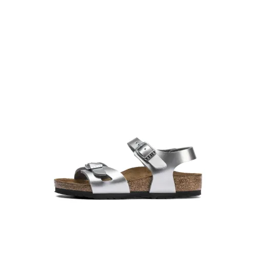 Birkenstock Children's Sandals Silver Regular Kids Биркенсток Детские Сандалии Серебряный Стандартный Детский