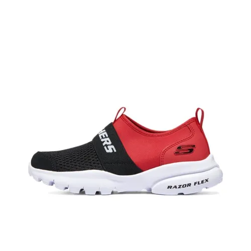 Беговые кроссовки Skechers Kids Low Top Черные Красные Унисекс