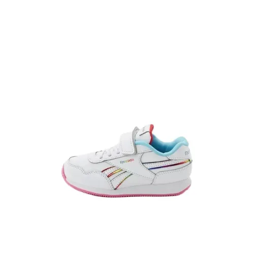 Малыш Reebok Royal Cl Jogger 3,0 Амортизация Легкий Низкий Топ Обувь для малышей Белый Розовый