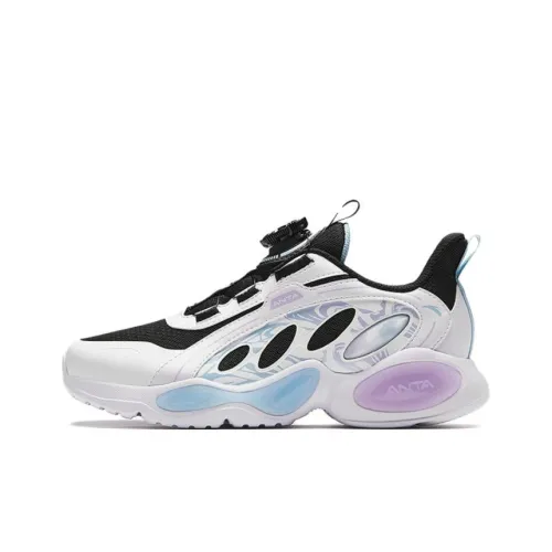 Antakids Детские беговые кроссовки Low Top Черные для школьного возраста