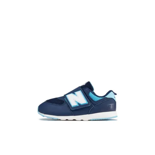 New Balance NB 574 Series Амортизация Износостойкий Низкий Топ Обувь для малышей Синий Infant And Toddler