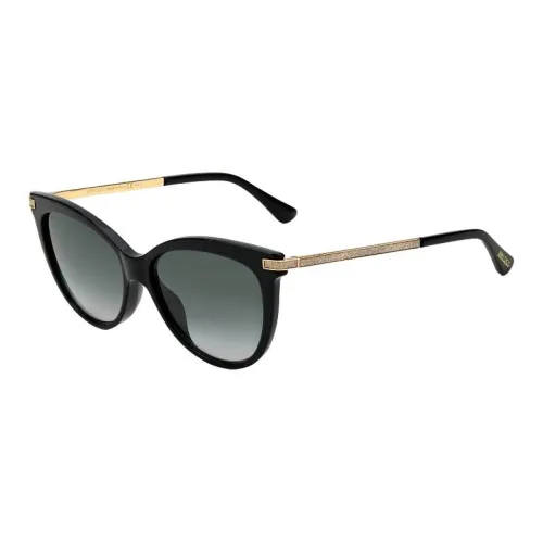 Jimmy Choo Ацетат Нерегулярной Формы Солнцезащитные Очки Женские Черные
