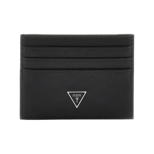 GUESS Коровья кожа Держатель для карт Стандартный Унисекс Черный