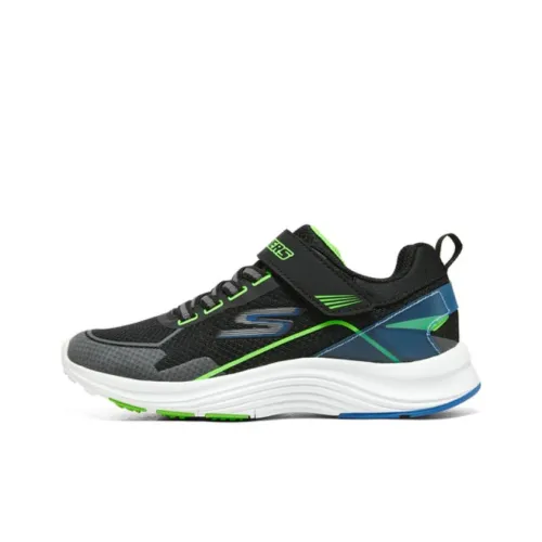 Беговые кроссовки Skechers Kids Low Top Черные Зеленые Унисекс