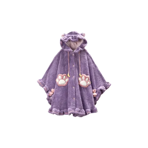 GUKOO Sleep Халат Женский Темно-красный Фиолетовый