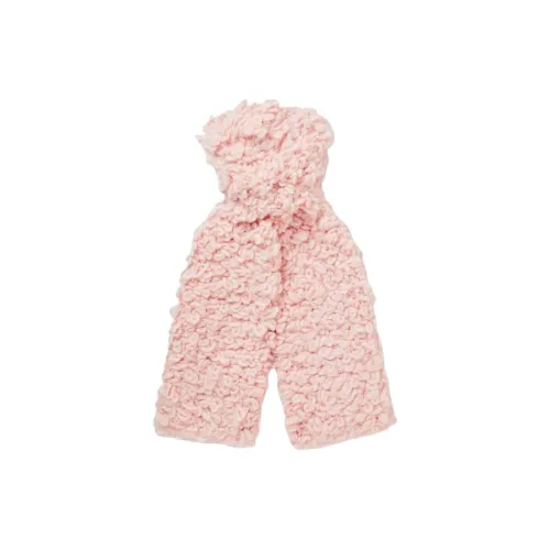 DRIES VAN NOTEN Альпака Вязаные Шарфы Унисекс Розовый