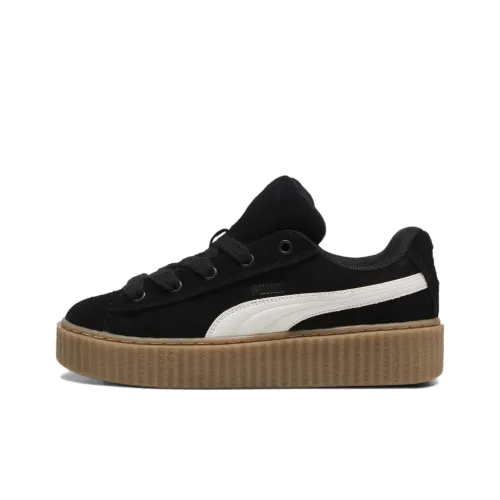 PUMA Creeper Phatty Детские Скейтбординги MID Топ Черно-белая панда Унисекс