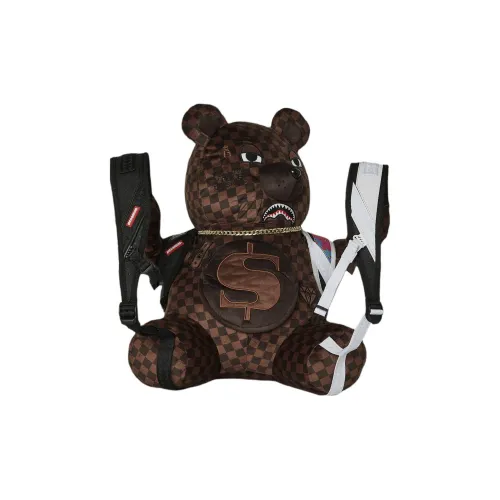 SPRAYGROUND Полиэстер Рюкзак Унисекс Темно-коричневый