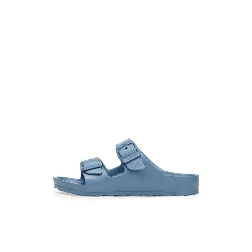 Birkenstock Детские домашние тапочки Элемент Синий Узкая версия Детский