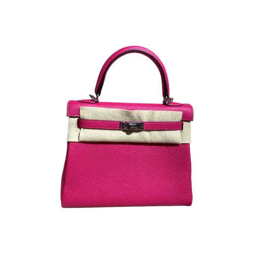 HERMES Kelly Коровья кожа Togo Сумка Kelly Сумка Женские 0D Розовый Mexico Розовый