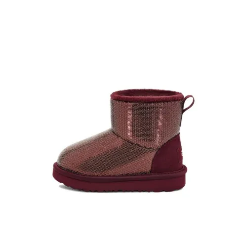 UGG Термоботинки Low Cut Детские Красный Малыш