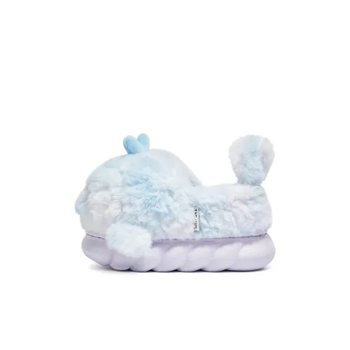 Детские тапочки TARANIS термические домашние синий-фиолетовый