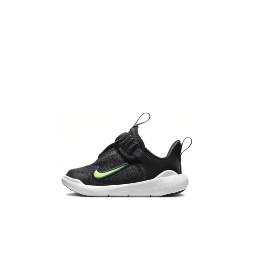Nike E Series 1,0 Slip Resistant Амортизация Устойчивость к истиранию Низкий Топ Обувь для малышей Черный