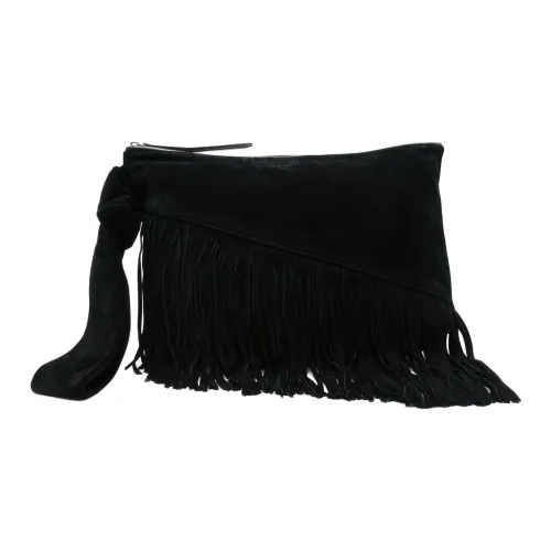 ISABEL MARANT Замша Телячья кожа Клатч Женские Черный