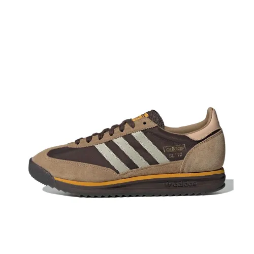 Adidas Originals SL 72 RS Противоскользящий Устойчивый к истиранию Низкий Топ Casual Унисекс Коричневый Зеленый Черный