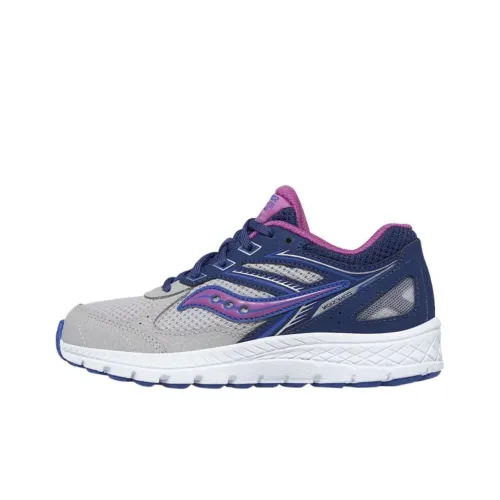 Saucony Cohesion 14 Детская беговая обувь Низкий топ Синий Серый Школьный возраст