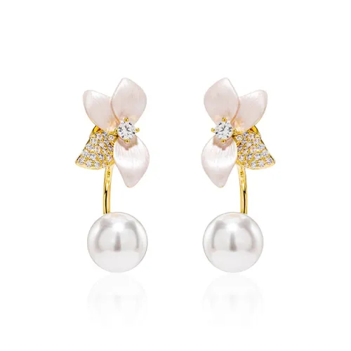 QLADY Серьги-гвоздики из стерлингового серебра 925 пробы женские