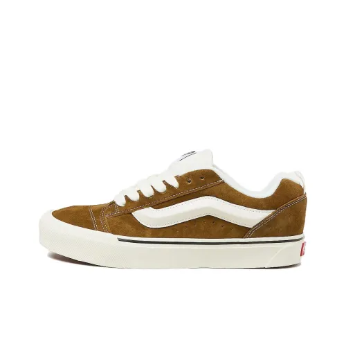 Vans Knu Skool Устойчивые к истиранию низкие скейтбордические кроссовки унисекс коричневые