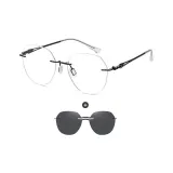 C1 Черная оправа с черно-серыми линзами