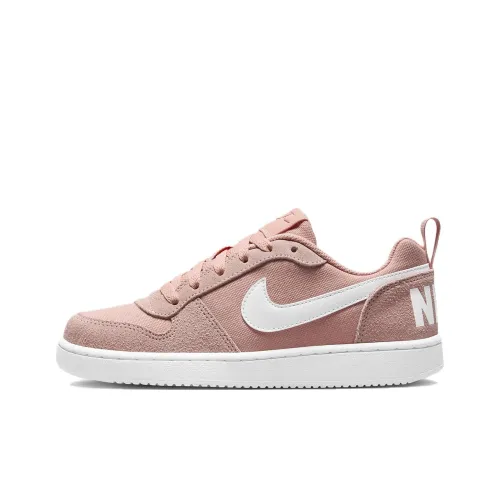 Nike Court Borough Детская беговая обувь Low Top Розовая Школьная
