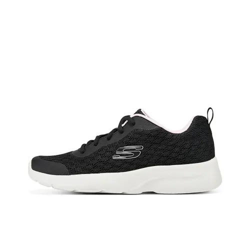 Skechers Dynamight 2,0 Беговые кроссовки Низкий верх Черный/Розовый Женские