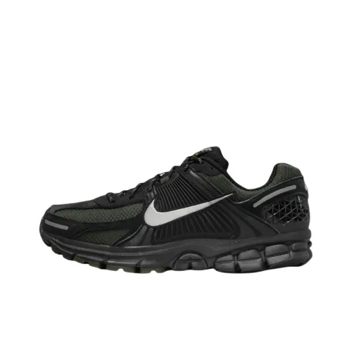 Nike Air Zoom Vomero 5 Амортизация и Дышащий Низкий Топ Беговые кроссовки Унисекс Армейский зеленый