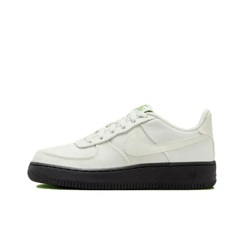 Nike Air FORCE 1 LV8 3 Next Nature противоскользящий низкий топ детские скейтбординги белый черный