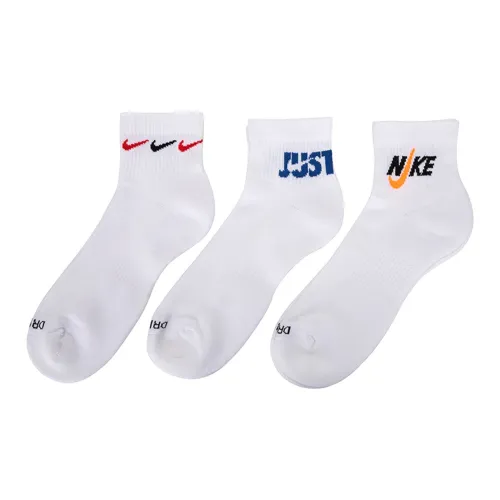 Носки Nike Подарочная Коробка Унисекс 3 Пачки Белые