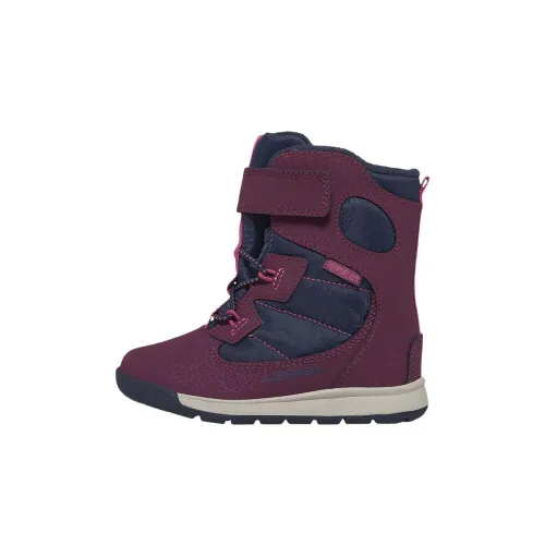 MERRELL Снег Банк Амортизация Износостойкий Высокий Топ Детская Туристическая Обувь Темно-Красная Детская
