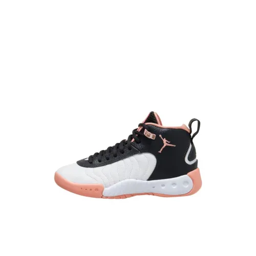 Jordan Jumpman Pro High Топ Детские Баскетбольные Кроссовки Белый Черный Розовый Детские Возраст 3-7 Лет