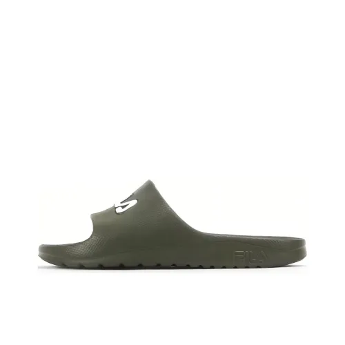 FILA Sleek Slide Тапочки Зеленый Унисекс