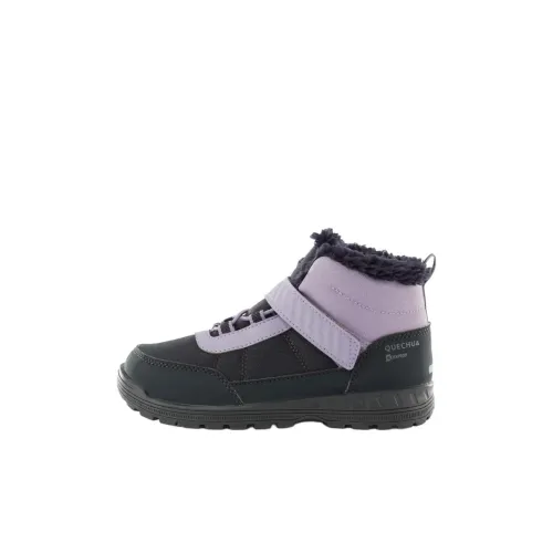 DECATHLON SH100 Детские утепленные сапоги MID Топ Серый Фиолетовый Kids