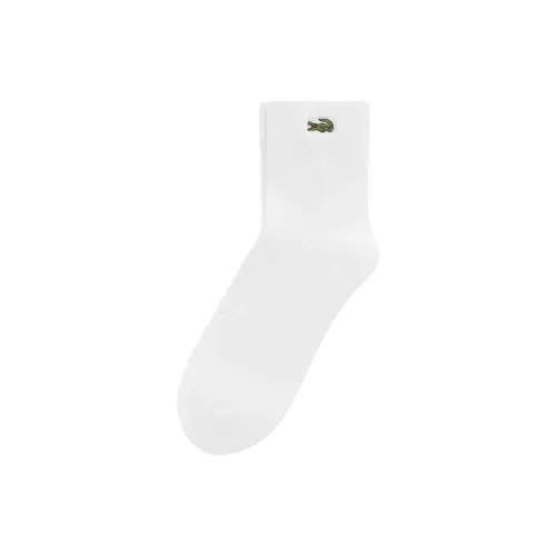 LACOSTE Collaboration 1 Pack White Men's MID Shin Носки