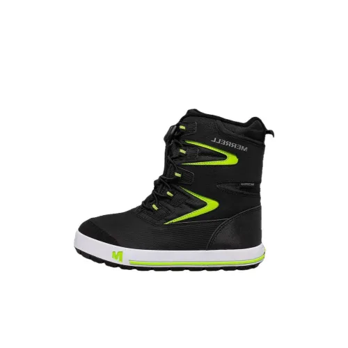 MERRELL Детские утепленные сапоги Черно-зеленый Kids