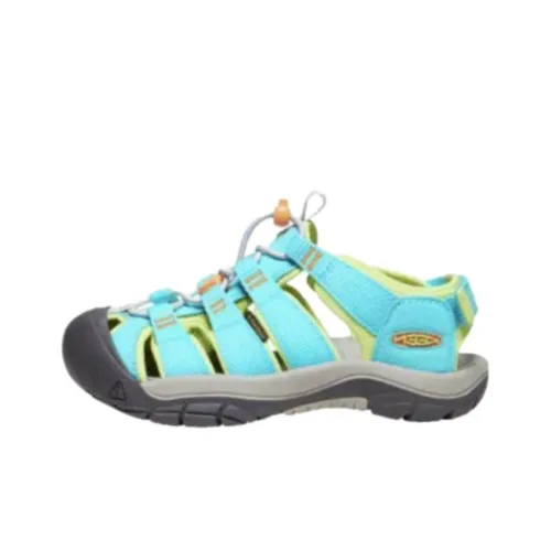 Keen Newport Boundless Детская туристическая обувь, низкий топ, синий и черный, для школьного возраста