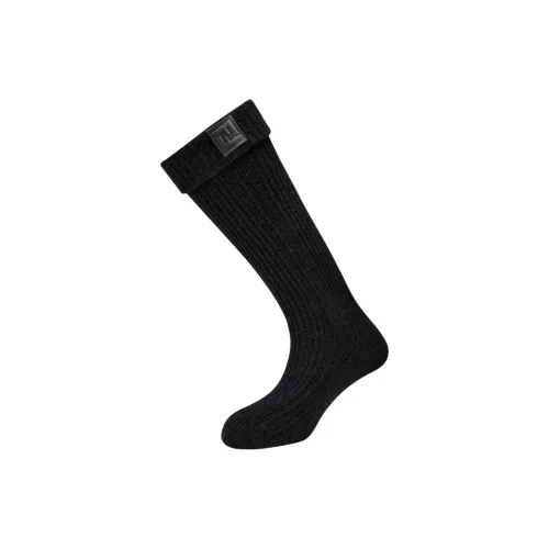 FENDI FW24 Носки Crew Мужские 1 упаковка Черный