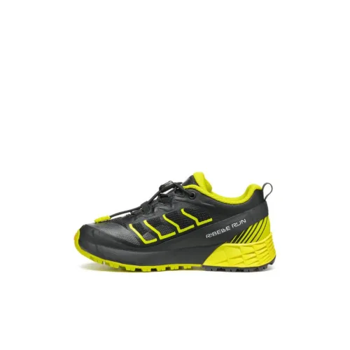 SCARPA Противоскользящая Устойчивая к износу Низкий Топ Детская Туристическая Обувь Черный Желтый Детский