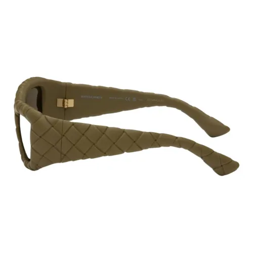 Bottega Veneta Ацетат Квадратные Солнцезащитные очки Unisex Light Зеленый
