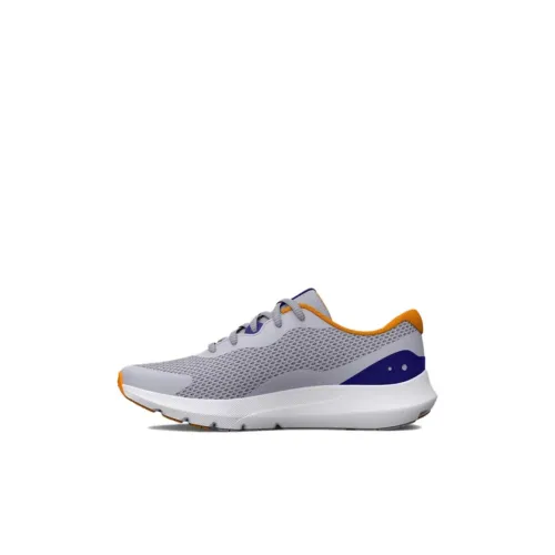 Under Armour Surge 3 Детские беговые кроссовки Низкий топ Серый Синий Kids
