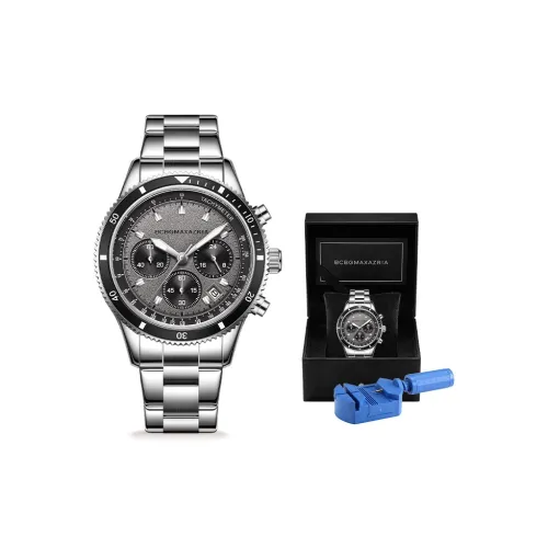 BCBGMAXAZRIA Кварцевый механизм Мужские часы 42mm*51mm*12mm Космический серый