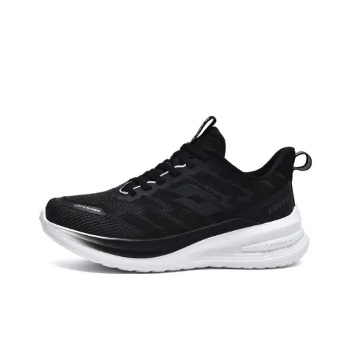 LOTTO Shock Absorbers Slip-Resistant Low Top Беговые кроссовки Женские Черные