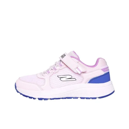 Skechers Go Run Consistent Детская беговая обувь Низкий топ Розовый Синий Унисекс