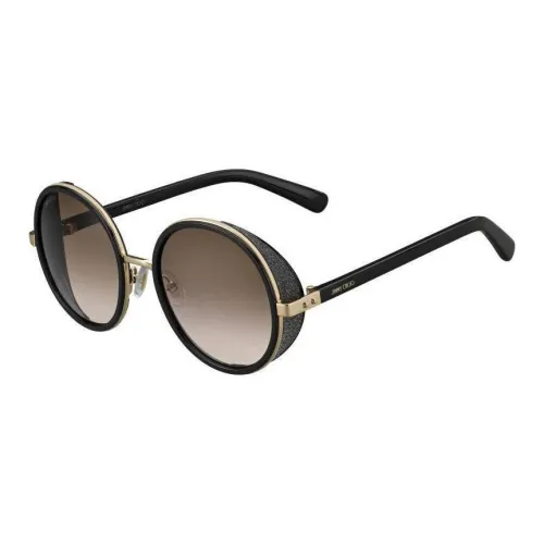Jimmy Choo Металл Круглые Солнцезащитные очки Женские Черные