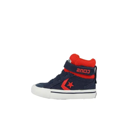 Конверс Pro Blaze Strap Высокие Кеды Малыша Черные Красные Infant и Toddler