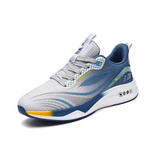 Binary Low Топ Беговые кроссовки Унисекс Серый Синий