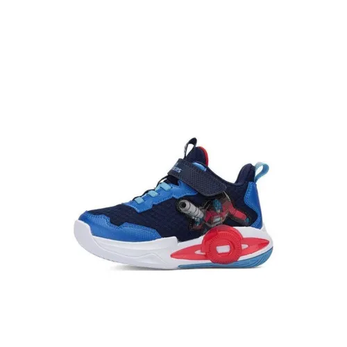 XTEP Детские баскетбольные кроссовки High Top Глубокий синий/Новый Металлик Синий Для дошкольников
