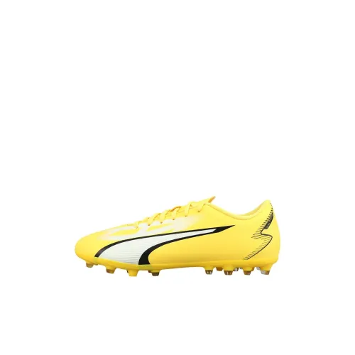 PUMA Ultra Play Детские футбольные бутсы Низкий топ Ярко-желтый Белый Kids